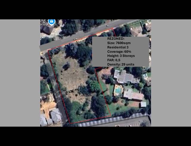 7,600M² VACANT LAND FOR SALE IN DOUGLASDALE